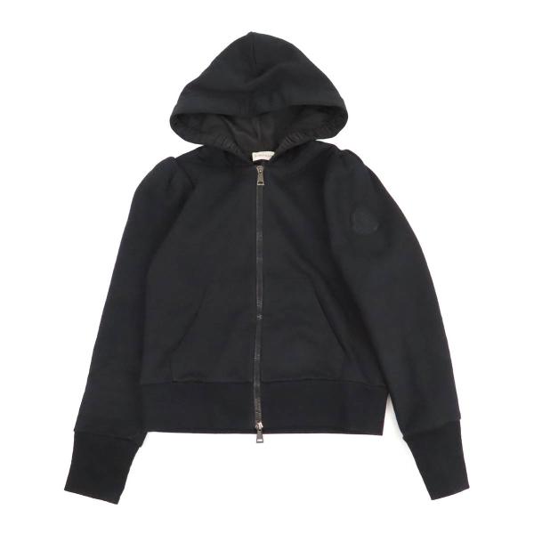 モンクレール MAGLIA CARDIGAN マグリア ジップアップ パーカー 84615 00 V8037 レディース ブラック MONCLER 中古 【アパレル・小物】