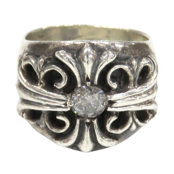 クロムハーツ キーパー ダイヤ リング 20号 Sterling 1Pダイヤ ユニ