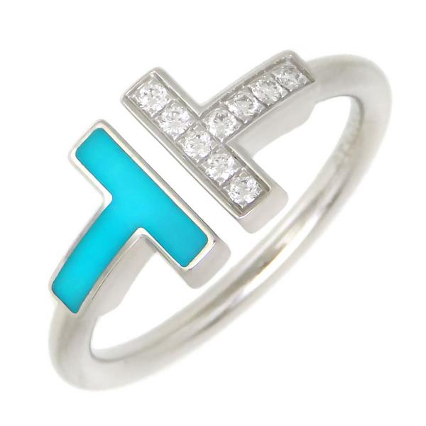 TIFFANY&Co.（ティファニー） Tワイヤー ダイヤモンド ターコイズ