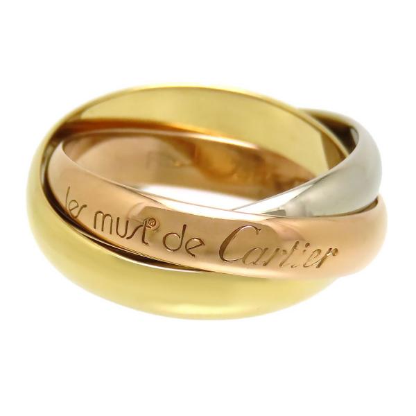 Cartier（カルティエ） トリニティ リング #49 750 (K18WG K18YG K18PG