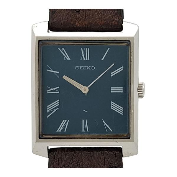 SEIKO セイコー シャリオ 腕時計 手巻き 青文字盤 2220-0310 SEIKO（セイコー） シャリオ レクタンギュラー ブルーダイヤル 2220