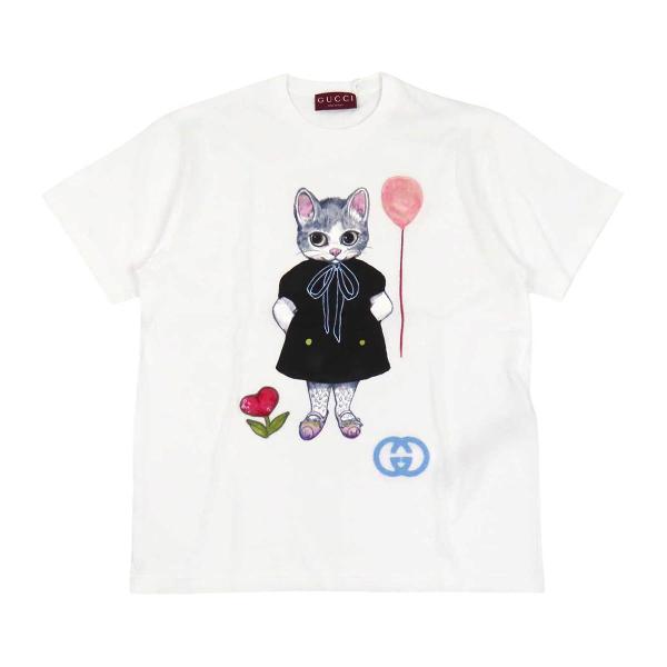 GUCCI（グッチ） ヒグチユウコ コラボ Tシャツ 837959 メンズ ホワイト