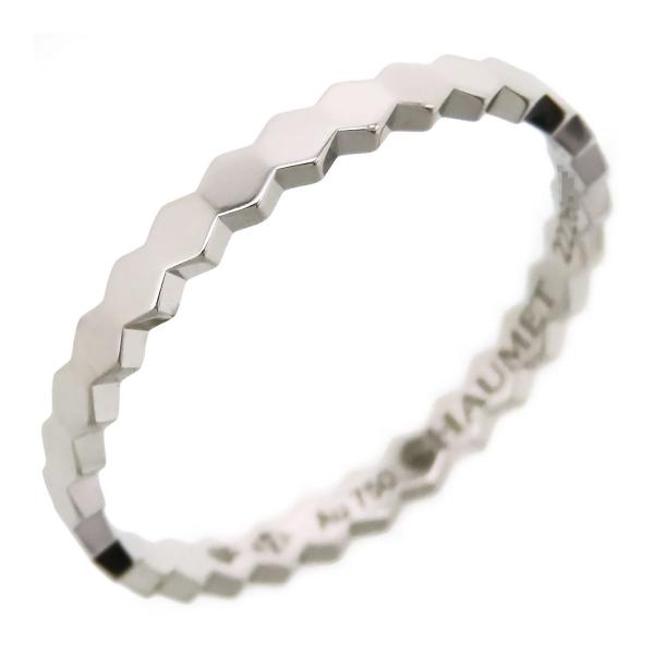 ショーメ ビーマイラブ ハニカム リング #59 081930 Au750(K18WG) ユニセックス Chaumet [美品] 【中古】 【ジュエリー】 CHAUMET（ショーメ） ビーマイラブ ハニカム リング #59 081930 Au750