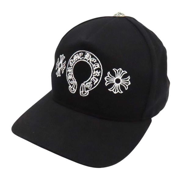 クロムハーツ CHプラス ホースシュー ベースボールキャップ ユニセックス ブラック CHROME HEARTS 中古 【アパレル・小物】
