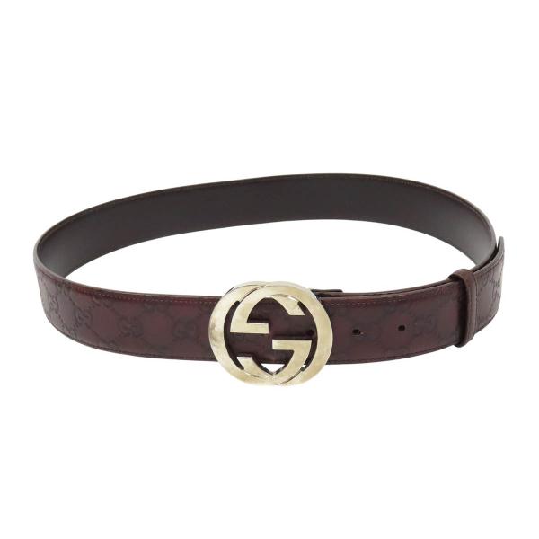 GUCCI（グッチ） インターロッキングG グッチシマ ベルト 95/38 114984
