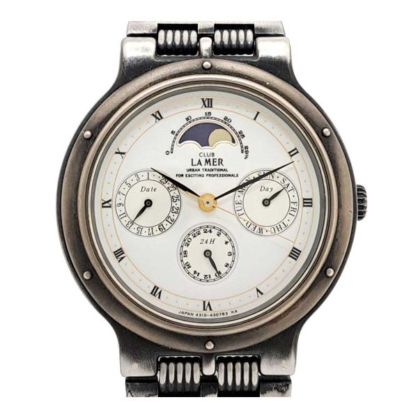 【中古】 ラブユニット月夜のコマンド・メール CITIZEN（シチズン） クラブラメール ムーンフェイズ 4310-432436Y