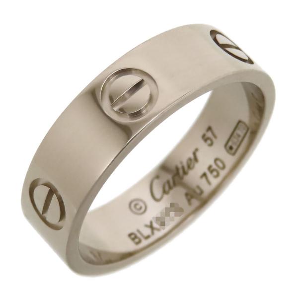 Cartier（カルティエ） ラブ リング #57 B4084757 Au750 (K18WG) ユニ
