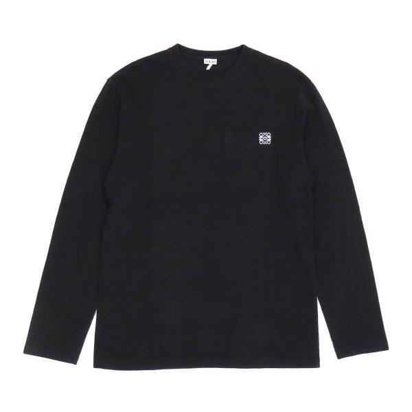 ロエベ アナグラム ロングスリーブ Tシャツ H526Y24J04 メンズ ブラック LOEWE 中古 【アパレル・小物】