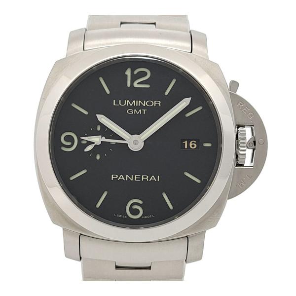 オフィチーネ パネライ ルミノール1950 マリーナ 3DAYS GMT PAM00329 自動巻き ステンレススティール メンズ 中古 【時計】