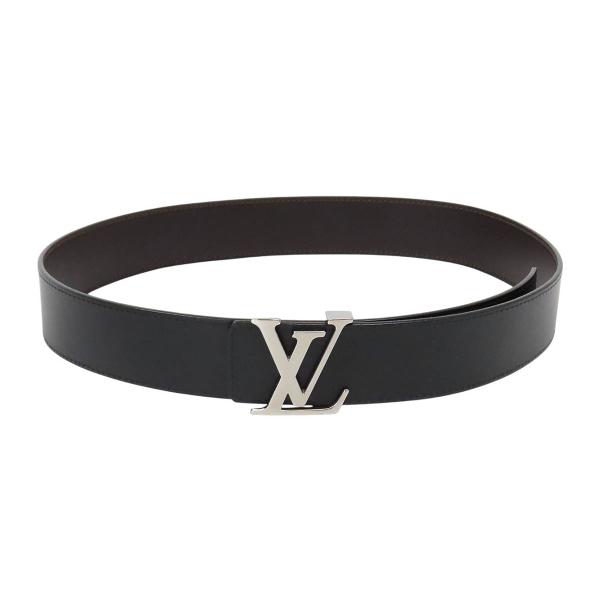 ルイヴィトン LV イニシャル ベルト 40MM 85/34 M9887 ユニセックス ブラック ブラウン LOUIS VUITTON 中古 【アパレル・小物】