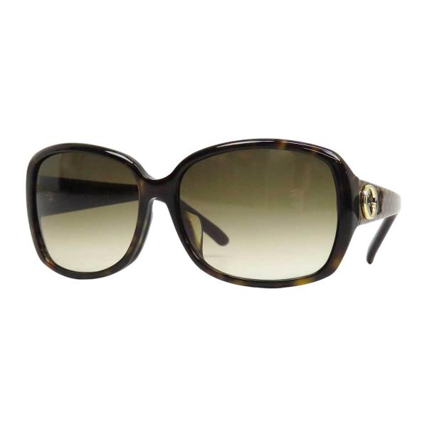 グッチ インターロッキングG ディアマンテ サングラス GG 3178/K/S ユニセックス ブラウン GUCCI 中古 【アパレル・小物】