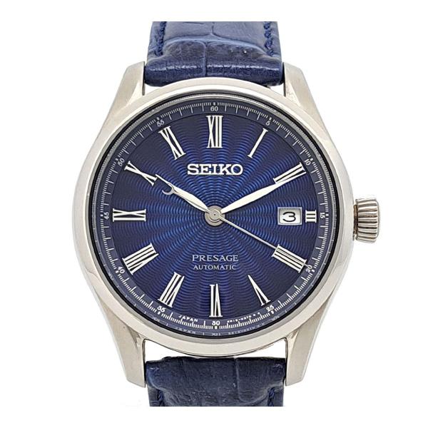 セイコー プレザージュ 七宝限定モデル SARX059 自動巻き ステンレススティール メンズ SEIKO 中古 【時計】