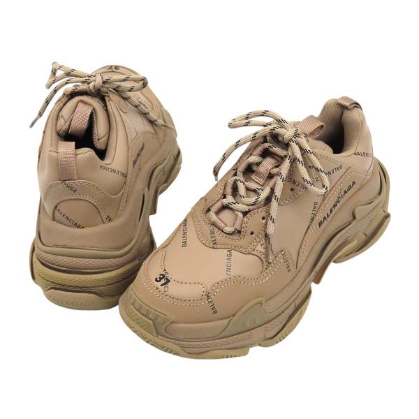バレンシアガ Triple S スニーカー 524039 レディース ブラウン BALENCIAGA 中古 【アパレル・小物】