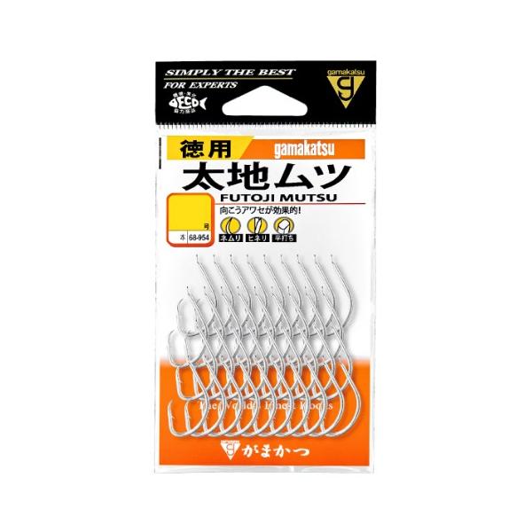 がまかつ 太地ムツ 銀 19号 徳用 : フィッシングアミューズ