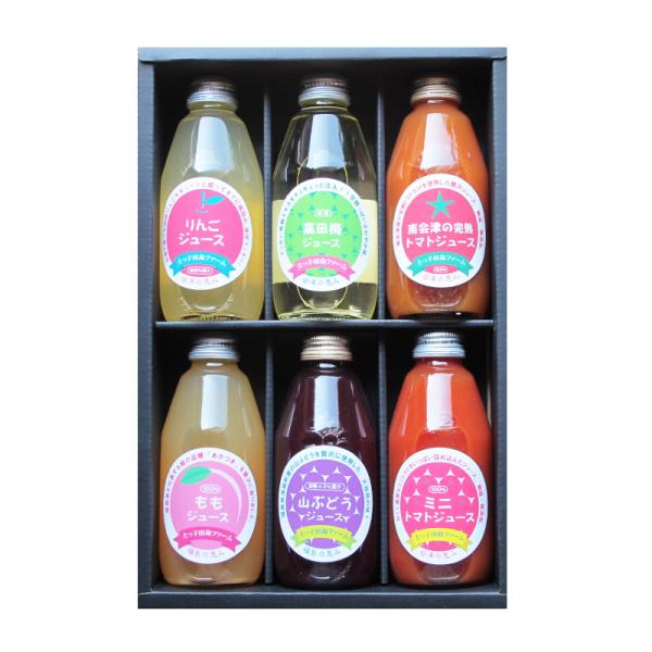 【ゆうこ】６種類詰め合わせジュース１２本×２箱　【２箱縛りでの発送】 tutikko-store_f-010