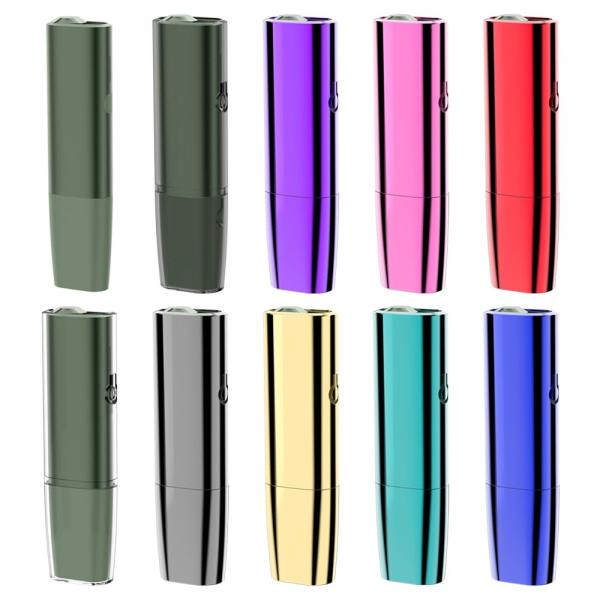 【高級感UP・耐衝撃】 加熱式デバイス用 保護メッキケース IQOS ILUMA one 対応 ハードカバー PC素材 ブラック（非純正）