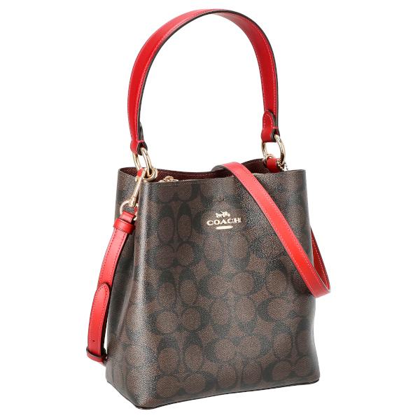 COACHコーチ 2WAYバッグ レザー ダークブラウン ショルダーハンドバッグ COACH - COACH コーチ レザー 2WAY ショルダー ハンドバッグ