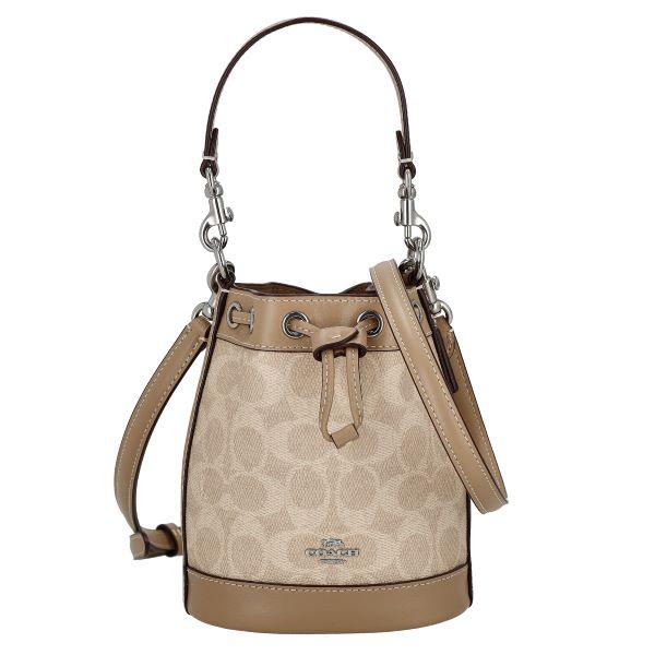 COACH（コーチ） ショルダーバッグ ミニバケットバッグ ハンドバッグ