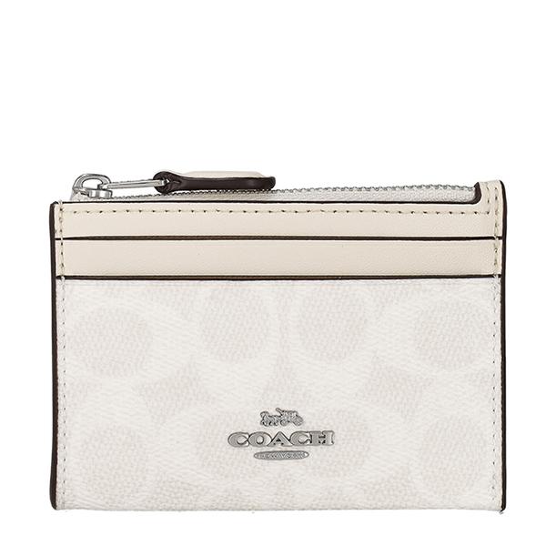 COACH コーチ　小銭入れ財布　カードケース シグネチャー　チョーク　ホワイト COACH コーチ 小銭入れ財布 カードケース シグネチャー チョーク