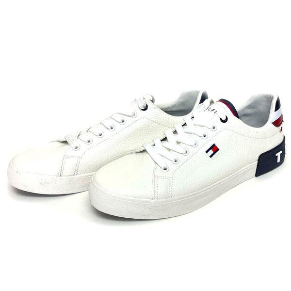 送料無料 トミーヒルフィガー スニーカー tmREZZ WHILL ローカット フェイクレザー シューズ 靴 カジュアル   TOMMY HILFIGER（トミー・ヒルフィガー） スニーカー メンズ