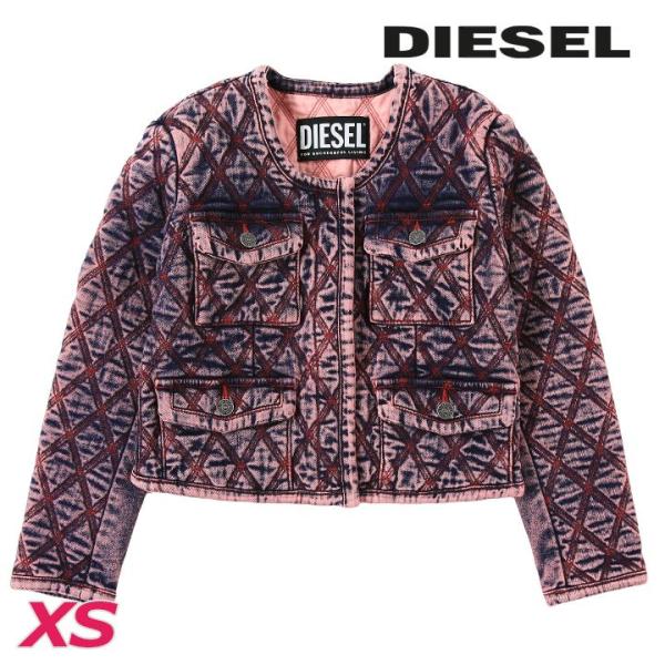 DIESEL キルティング ジャケット アウター レディース DIESEL ディーゼル キルティングデニムジャケット レディース