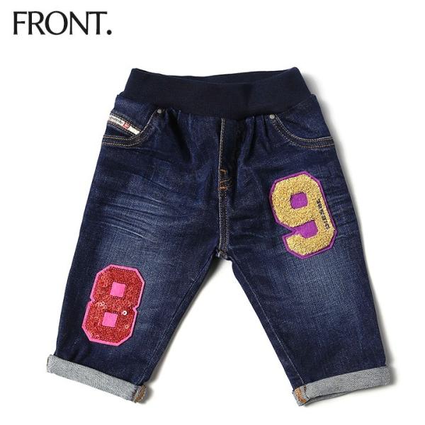 ディーゼルキッズ Diesel Kid ジーンズ デニム パンツ ベビー ボーイ ウエストゴム ワッペン装飾 ロールアップ ストレッチ Priggy B Www Arilab Com Tr Index Php