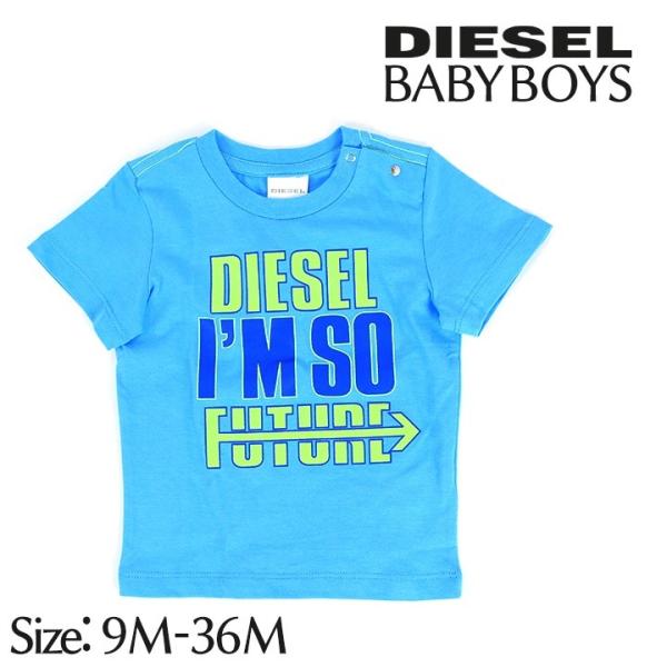 ディーゼルキッズ Diesel Kid 半袖tシャツ ベビー ボーイ ロゴ 英字プリント 肩スナップボタン ベビー服 子供服 男の子 Thob Dejapan 手数料０円で日本の商品を購買代行 落札代行