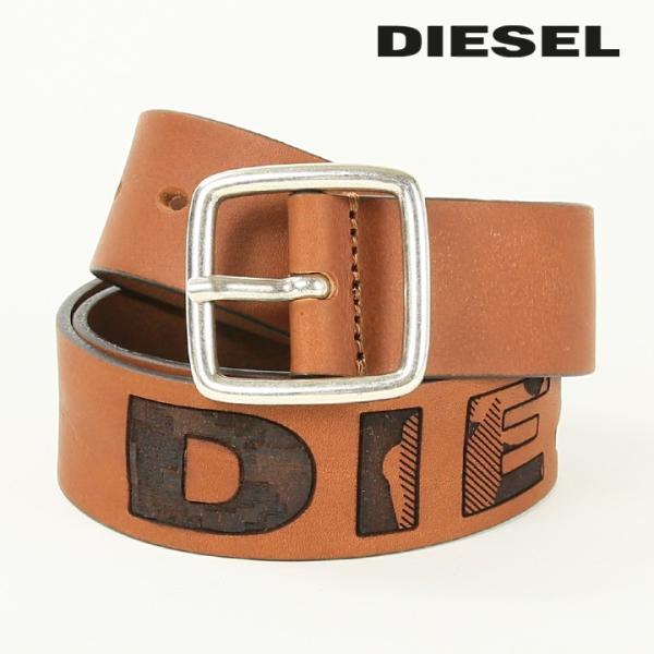 DIESEL 牛革ベルト　レディース　サイズ80 DIESEL ディーゼル レザーベルト レディース 牛革 本革