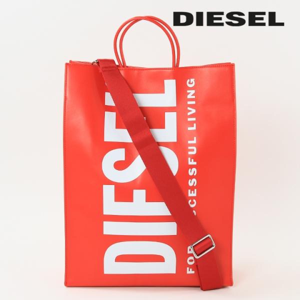ま*ん様 diesel ロゴバッグ DIESEL ディーゼル ショルダートートバッグ 鞄 メンズ