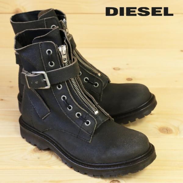 ディーゼル Diesel エンジニアブーツ 靴 レディース 牛革 本革 レザー ヌバック フロントジップ Baldury Buyee 日本代购平台 产品购物网站大全 Buyee一站式代购 Bot Online