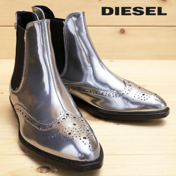 ディーゼル Diesel ショートブーツ 靴 シューズ レディース 本革 エナメル ウイングチップ サイドゴアブーツ レザーブーツ Rochelle Buyee Buyee Japanese Proxy Service Buy From Japan Bot Online