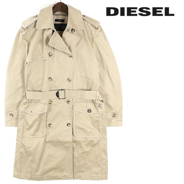 DIESEL トレンチコート（レディース） DIESEL ディーゼル トレンチコート レディース コットン ダブル