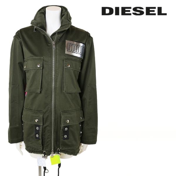 DIESEL ディーゼル ミリタリージャケット レディース オーバー