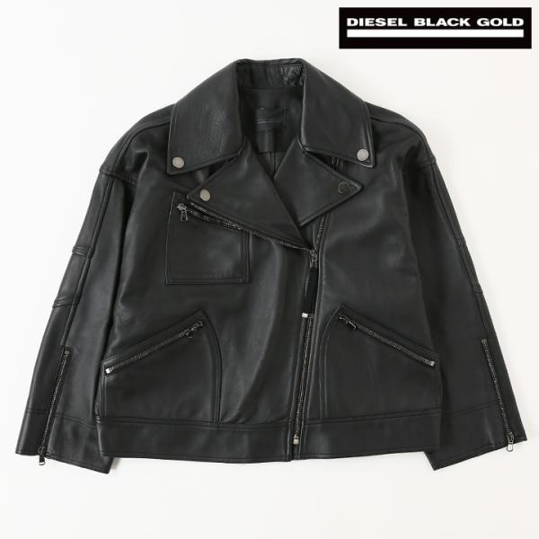 DIESEL BLACK GOLD ディーゼルブラックゴールド レザーライダース