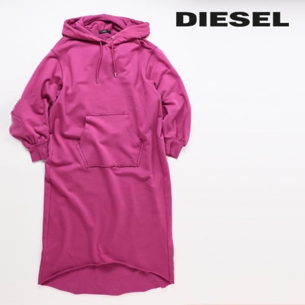 ディーゼル DIESEL フーディースウェットワンピース レディース バック