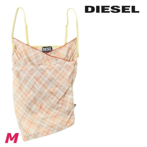 disel チェックキャミソール DIESEL ディーゼル チェック柄キャミソール レディース D