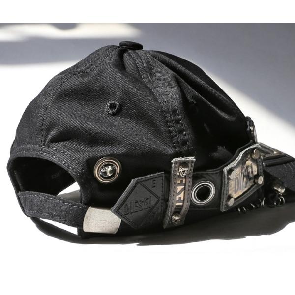 ディーゼル Diesel コットンキャップ 帽子 メンズ レディース 男女兼用 本革レザー使いロゴパッチ スカル スタッズ Reboot Black Biker Cap Buyee Buyee 日本の通販商品 オークションの代理入札 代理購入