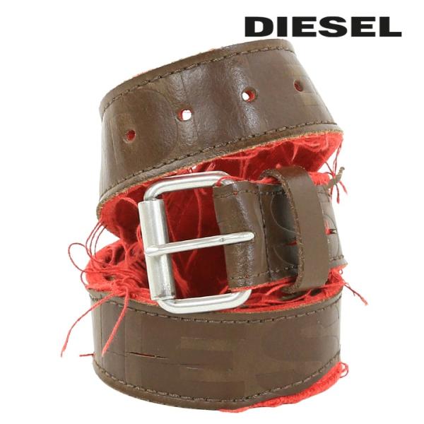 DISEL ベルト DIESEL（ディーゼル） レザーベルト メンズ レディース 男女兼用 牛革