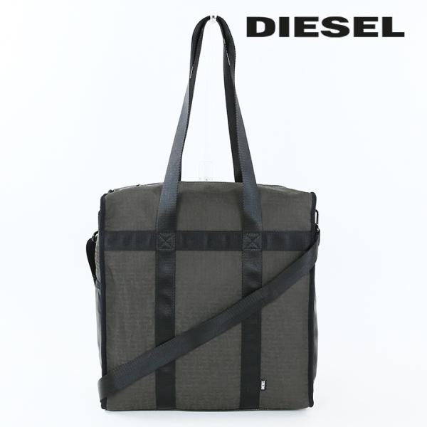 ディーゼル DIESEL ショッパーバッグ 鞄 メンズ レディース 男女兼用 羊革切替 モノグラム 2way ショルダー UTLT-SHOPPER-X_