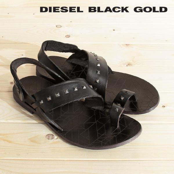 ディーゼルブラックゴールド Diesel Black Gold レザーサンダル メンズ 本革 リアルレザー スタッズ 親指リング Anibal L Buyee Buyee บร การต วกลางจากญ ป น ซ อจากประเทศญ ป น