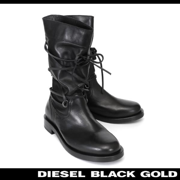 DIESEL BLACK GOLD ブーツ DIESEL BLACK GOLD ディーゼルブラックゴールド 隠しゴアブーツ