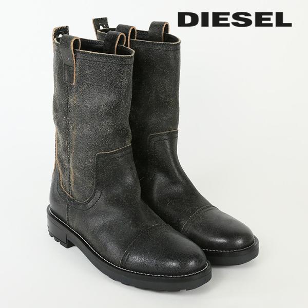 ディーゼルヴィンテージメンズブーツ ディーゼル DIESEL レザーブーツ 靴 メンズ 牛革 本革
