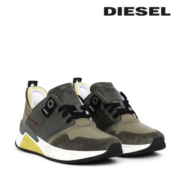 ディーゼル DIESEL ローカットスニーカー 靴 メンズ スウェードレザーコンビ レースアップ S-BRENTHA LC