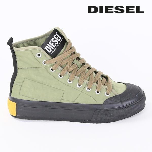 箱付き　DIESEL ホワイト ミドルカットスニーカー 2674r013_01.jpg