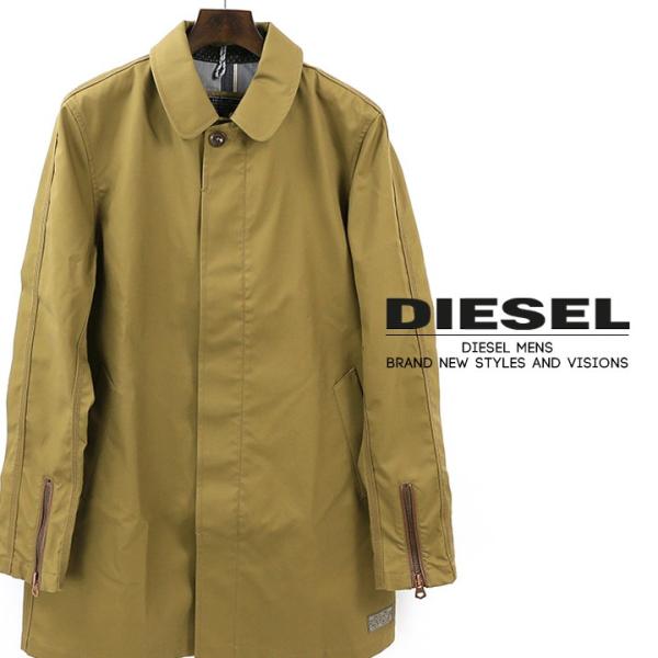 ディーゼル Diesel ステンカラーコート メンズ 羊革 レザーパーツ 比翼 ツイル Jaguarr Buyee 日本代购平台 产品购物网站大全 Buyee一站式代购 Bot Online