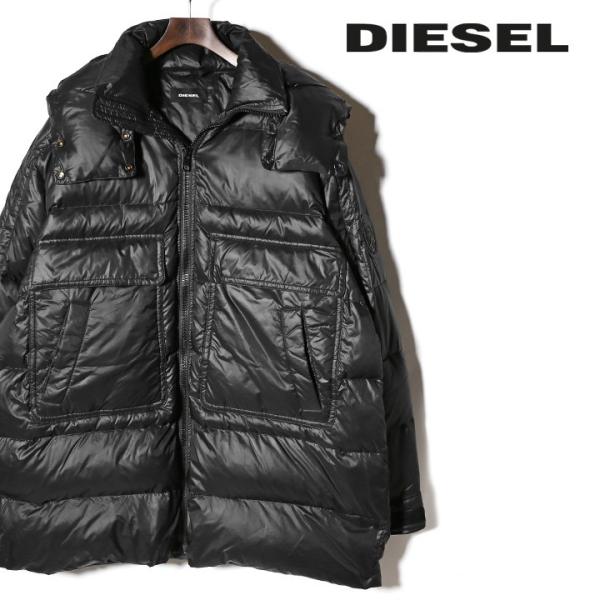 ☆大人気☆ディーゼル　DIESELダウンジャケット DIESEL ディーゼル ブラウン ダウンジャケット - メルカリ
