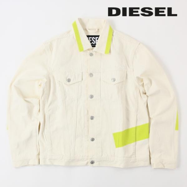 DIESEL（ディーゼル） ホワイトデニムジャケット メンズ バック