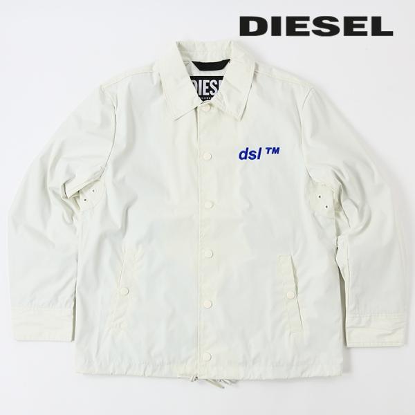 DIESEL ディーゼル コーチジャケット メンズ 刺繍ロゴ ナイロン DIESEL ディーゼル コーチジャケット メンズ 刺繍ロゴ ナイロン