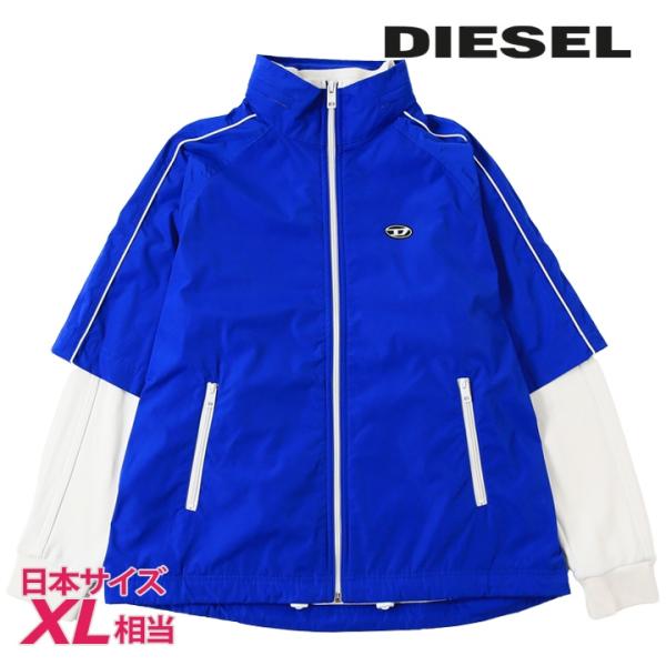 DIESEL ディーゼル ナイロンジャケット メンズ ワンポイントオーバルD
