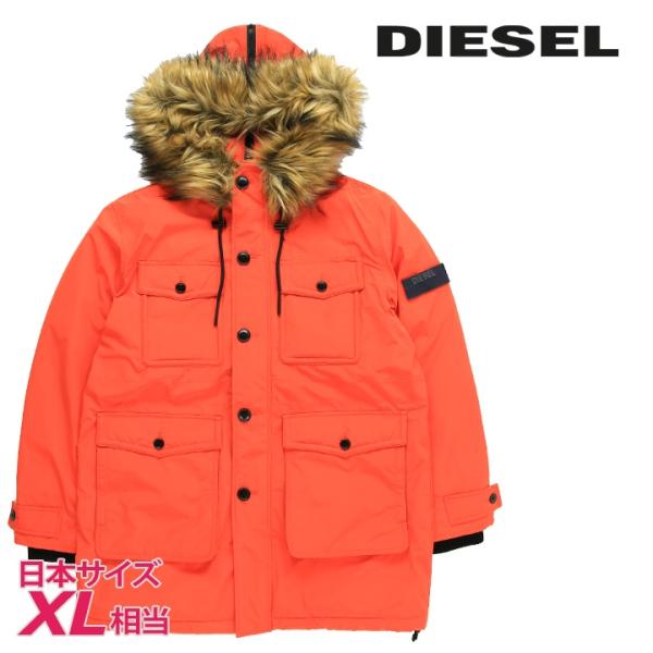 DIESEL（ディーゼル） 中綿ジャケット コート メンズ フェイクファー